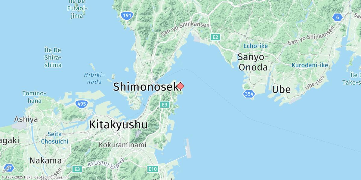 Map of Aohama