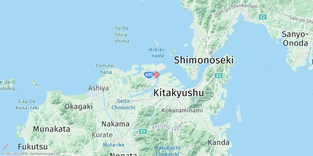 Map of Wakamatsu