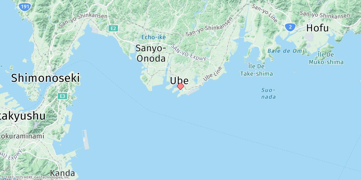 Map of Ube