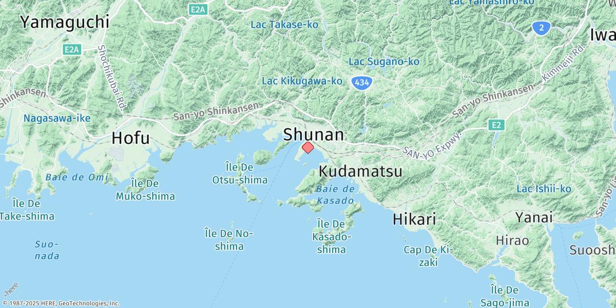 Map of Tokuyama