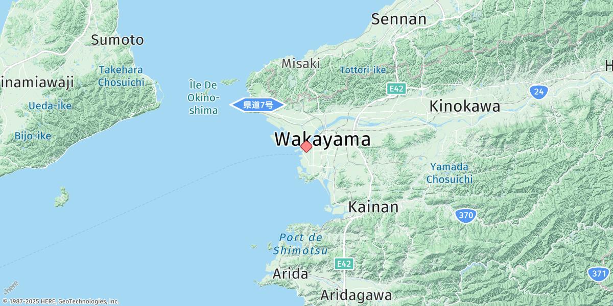 Map of Wakayama