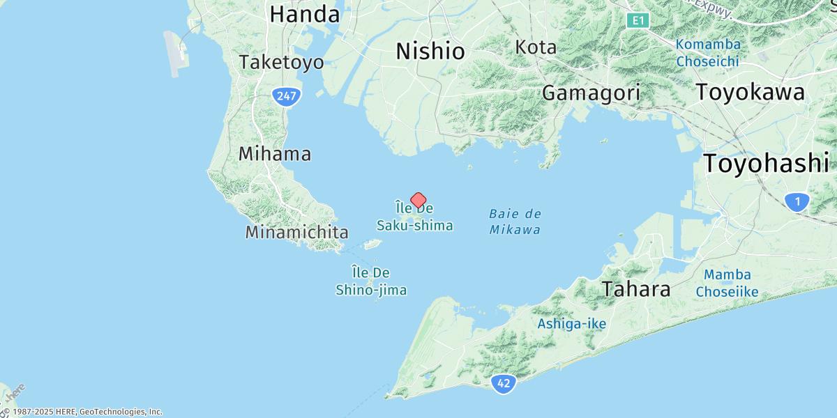 Map of Saku Shima