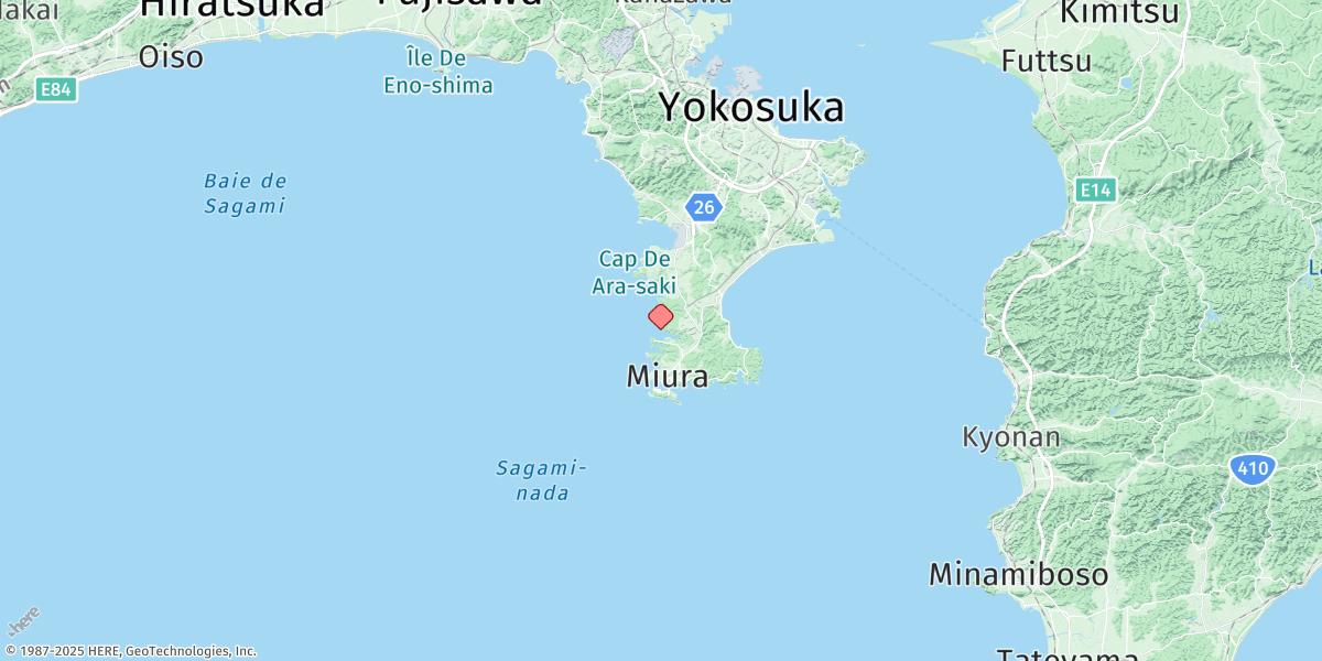 Map of Aburatsubo