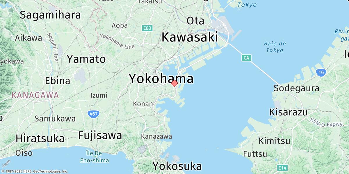Map of Yokohama (Shinko)