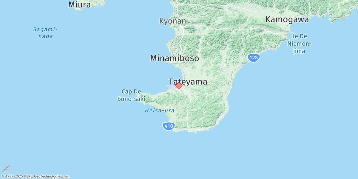Map of Itateyama