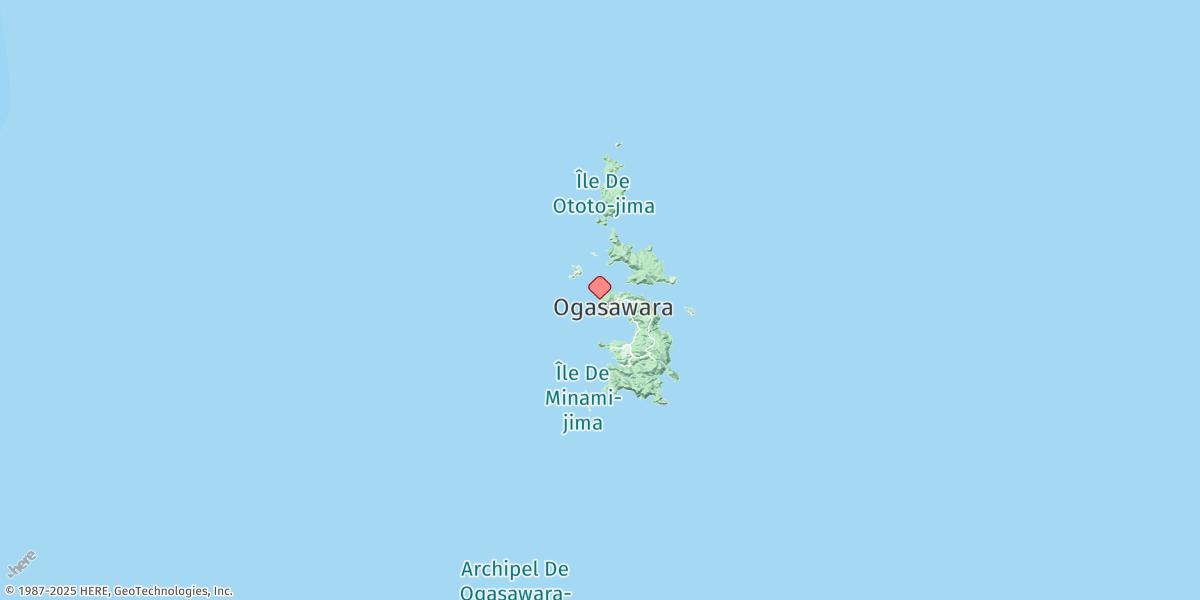 Map of Chichi Shima