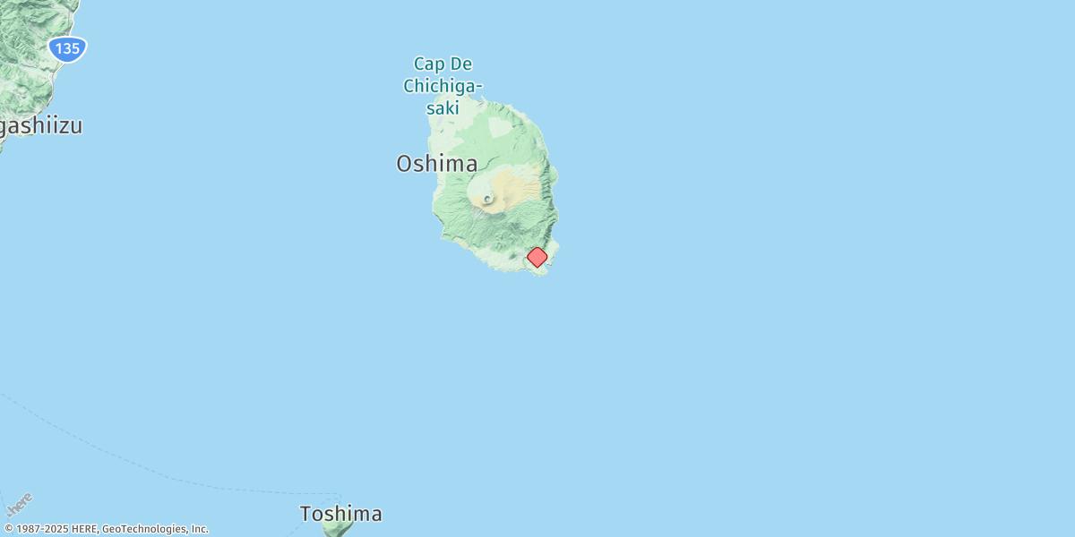 Map of O Shima (Habu)