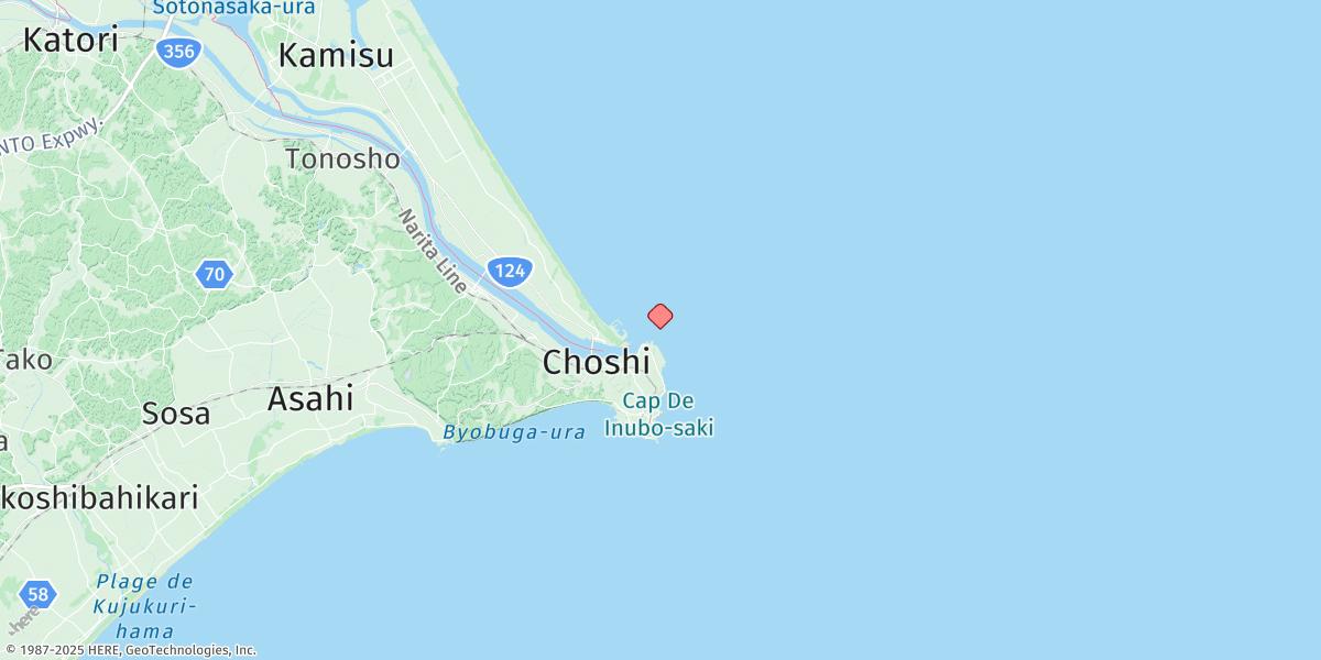 Map of Choshi-gyoko