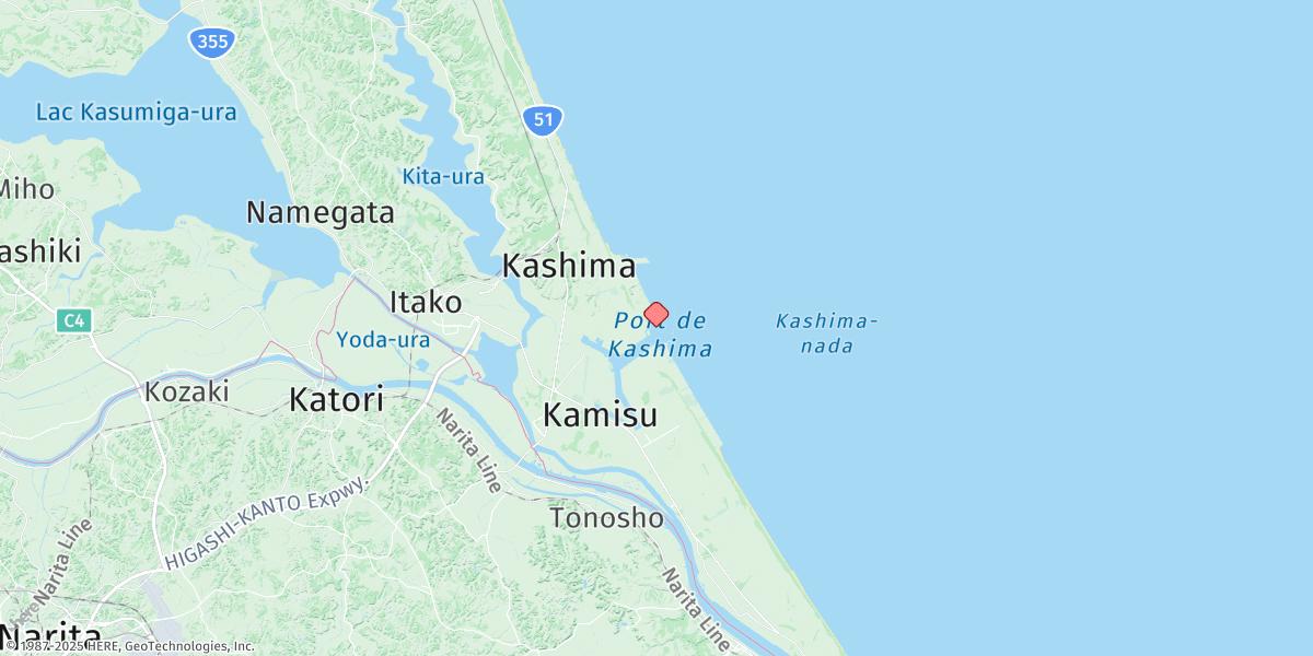 Map of Kashima