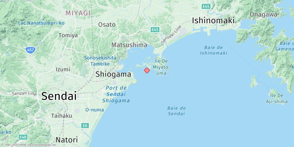 Map of Ishihama