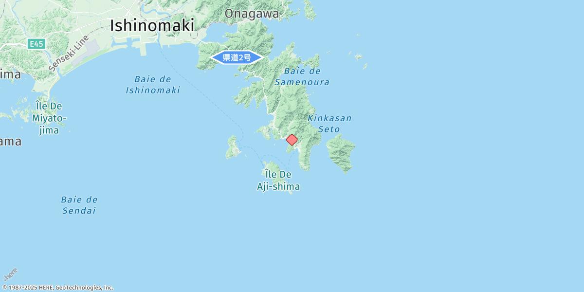 Map of Ayukawa