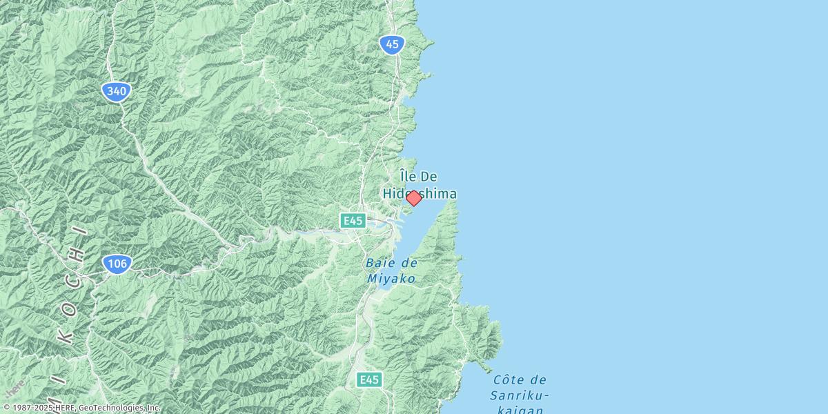 Map of Miyako
