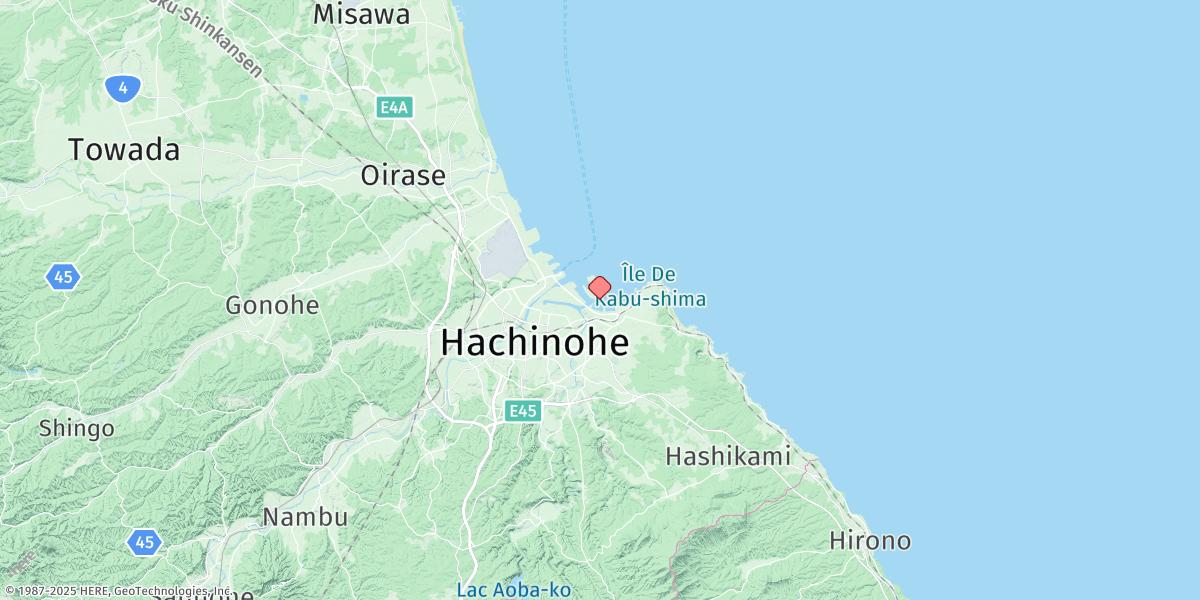 Map of Hachinohe