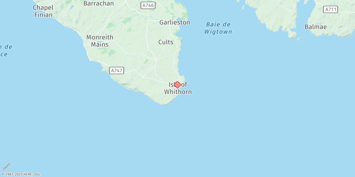Map of Isle Of Whithorn