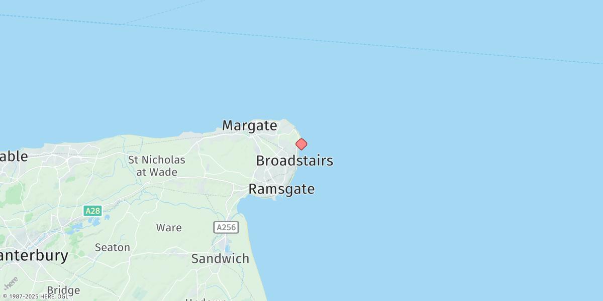 Map of Broadstairs