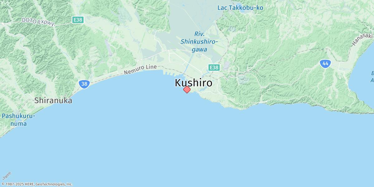 Map of Kushiro