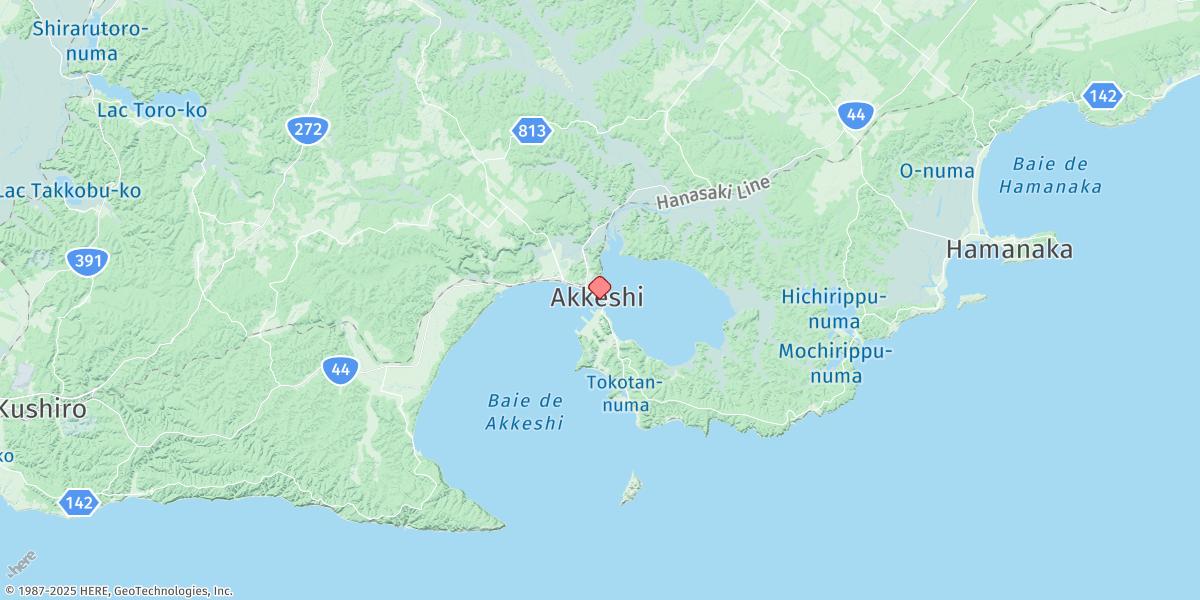 Map of Akkeshi