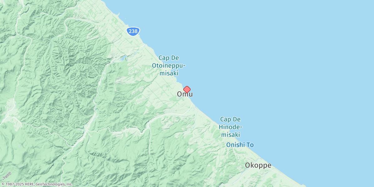 Map of Omu Ko