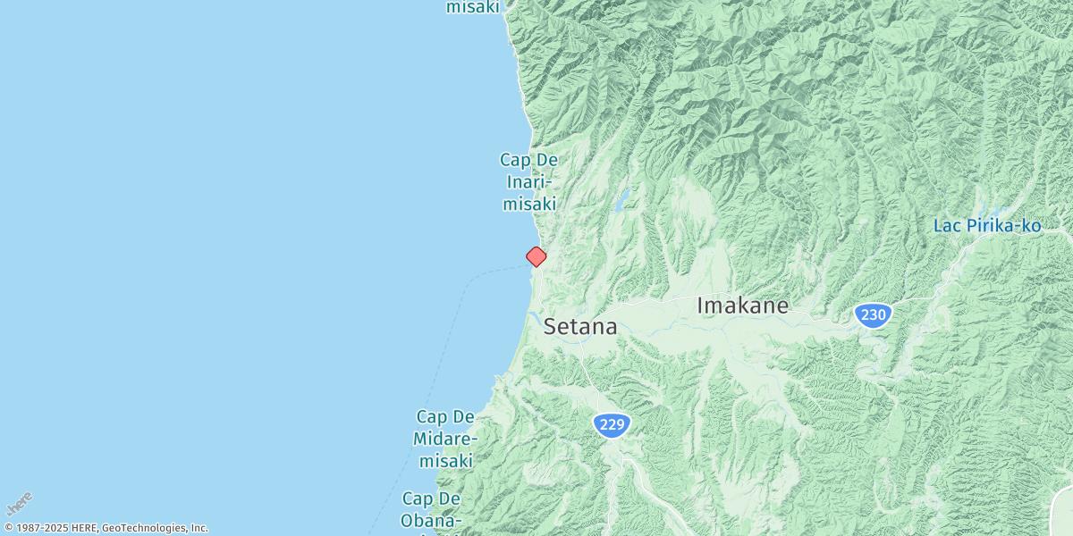 Map of Setana