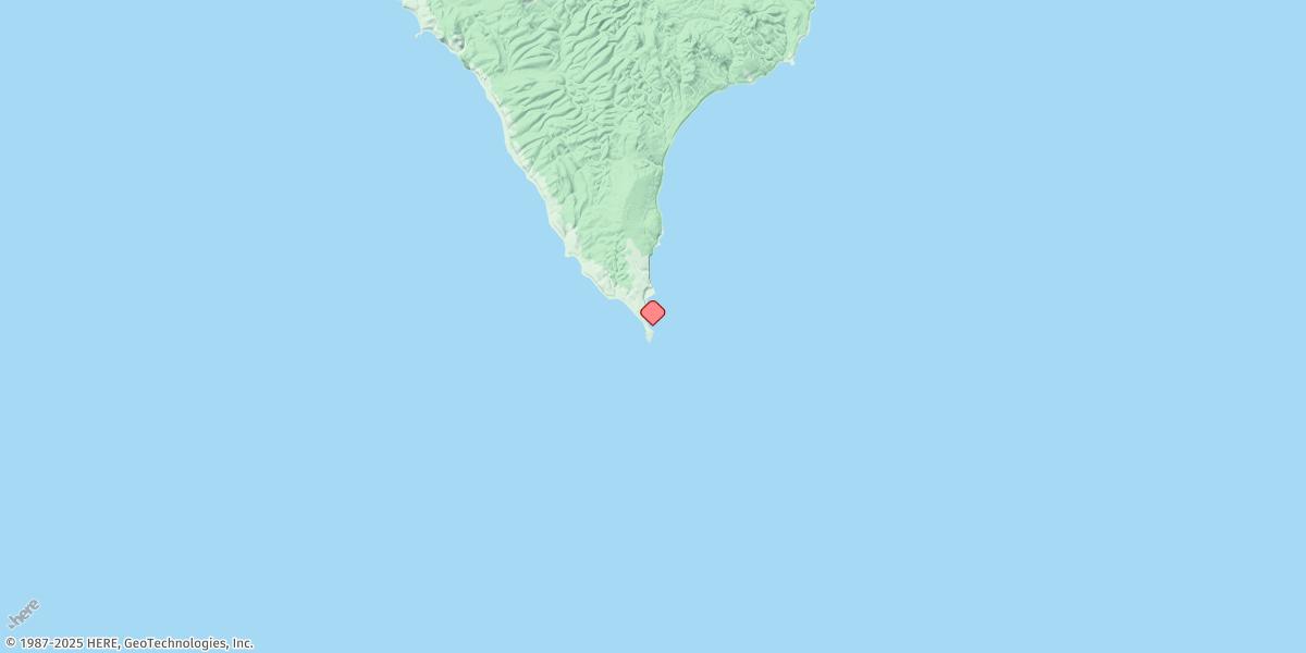 Map of Mys Kril'On (Cape Crillon)