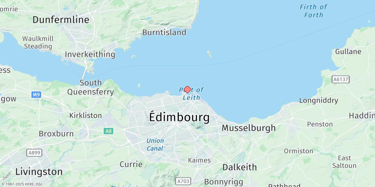 Map of Leith