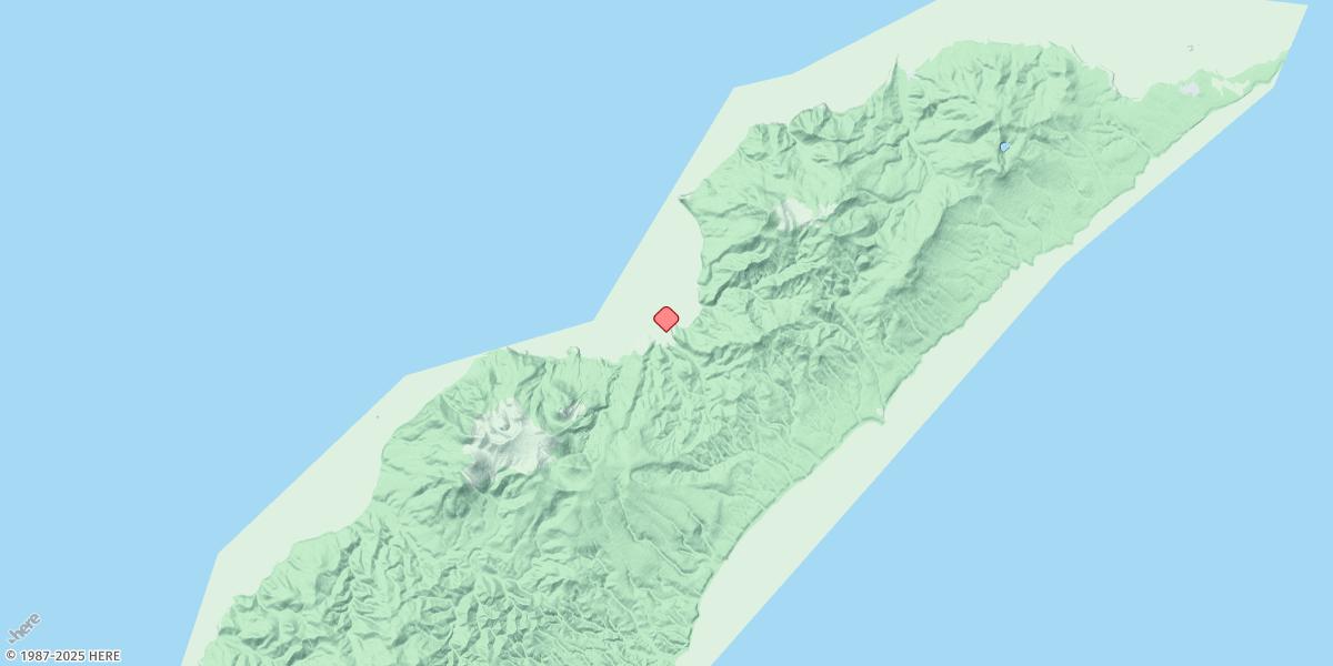 Map of Tsurigane Wan