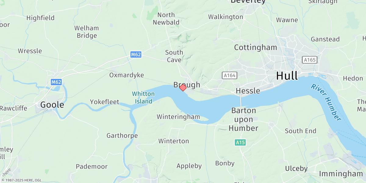 Map of Brough