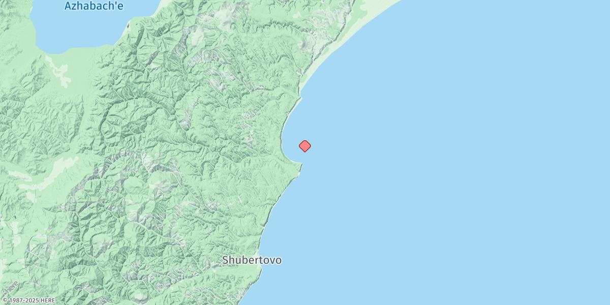 Map of Mys Osypnoy