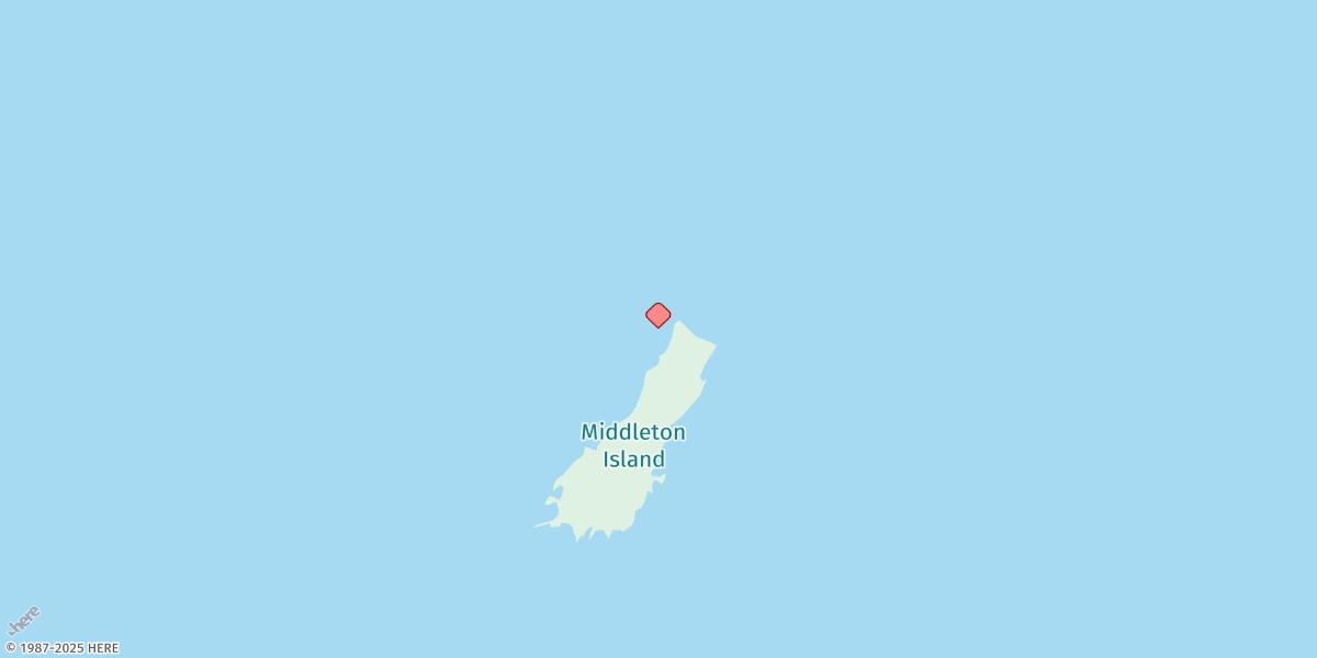 Map of Middleton Island