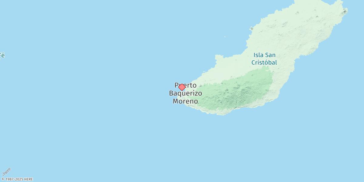 Map of San Cristobal