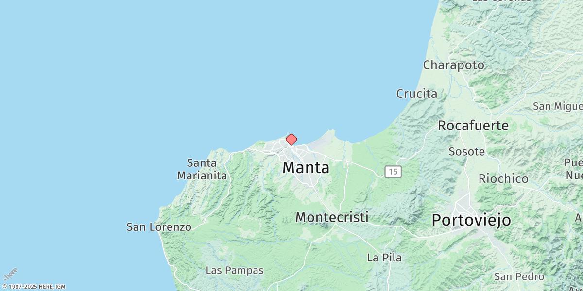 Map of Manta