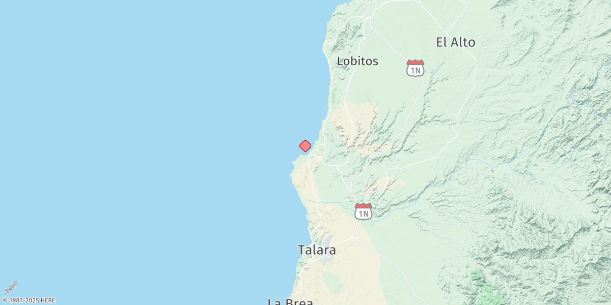 Map of Lobitos