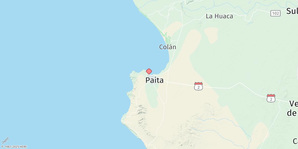 Map of Puerto De Paita