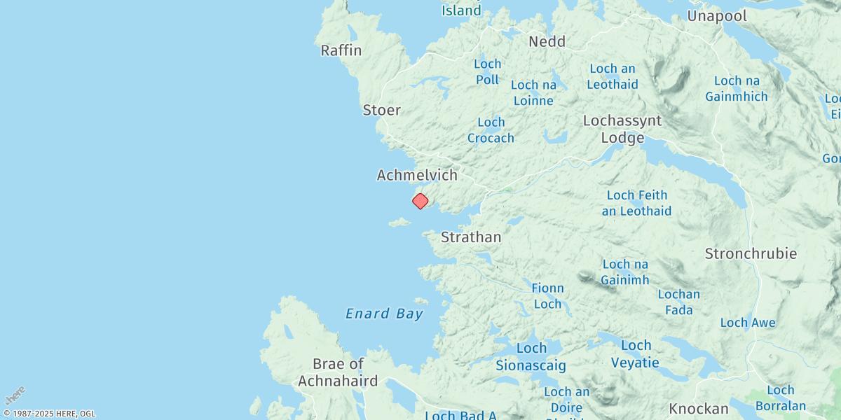 Map of Loch Inver