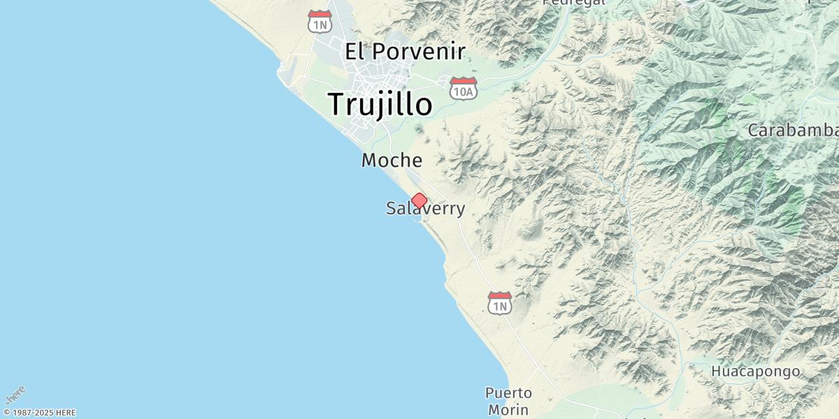 Map of Salaverry