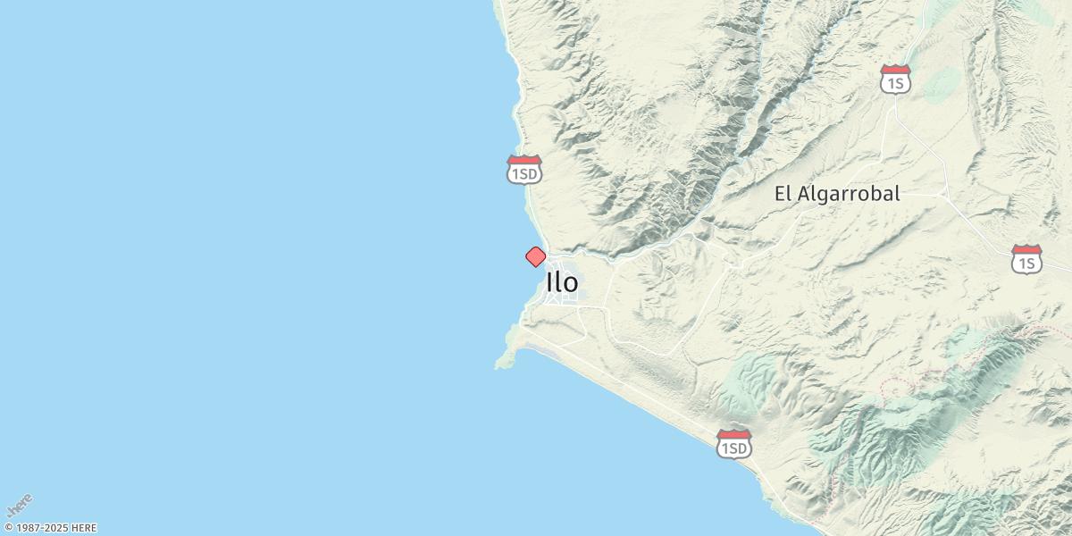 Map of Puerto Ilo