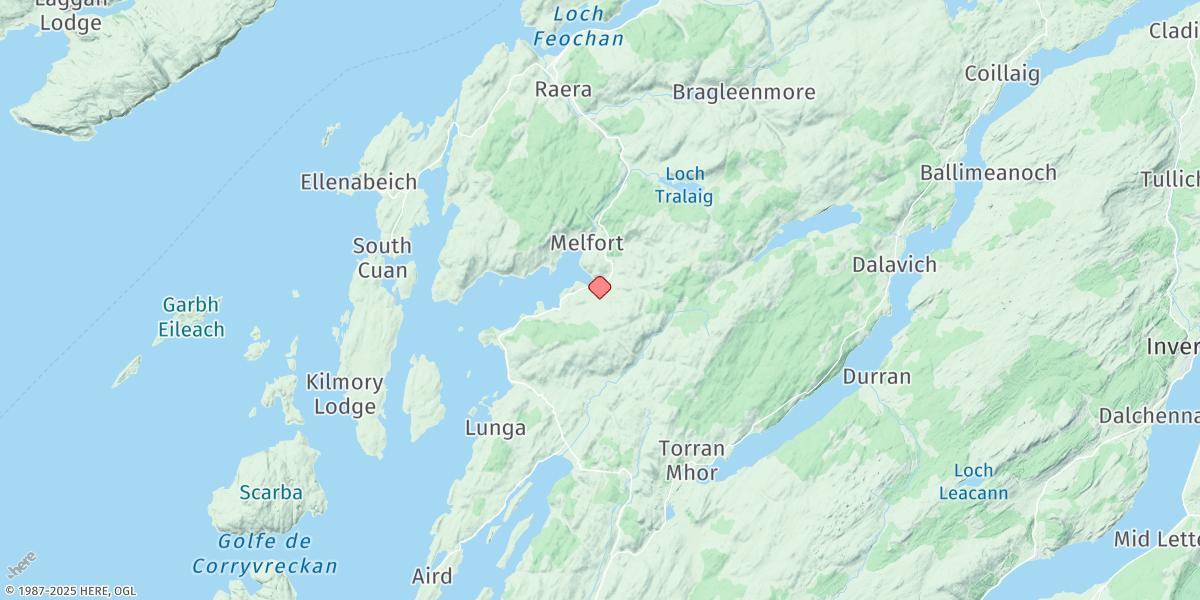 Map of Loch Melfort