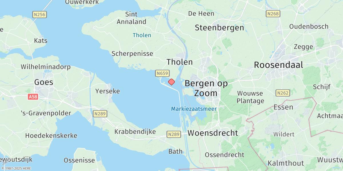 Map of Bergse Diepsluis West