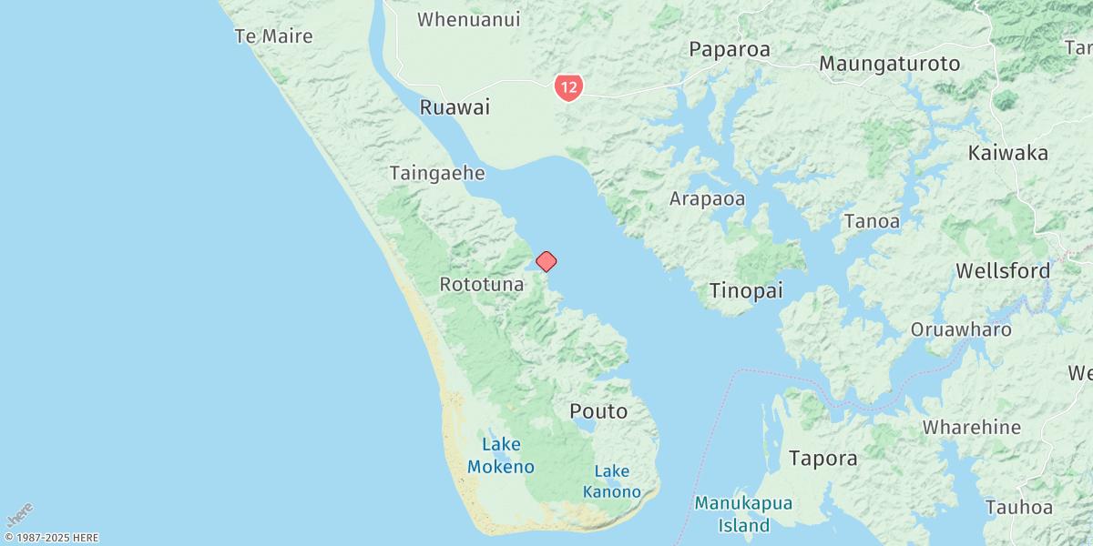 Map of Island Point