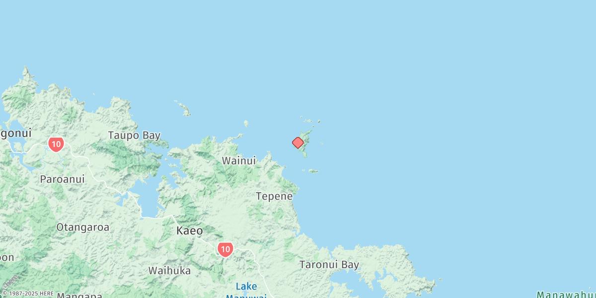 Map of Waiiti Bay