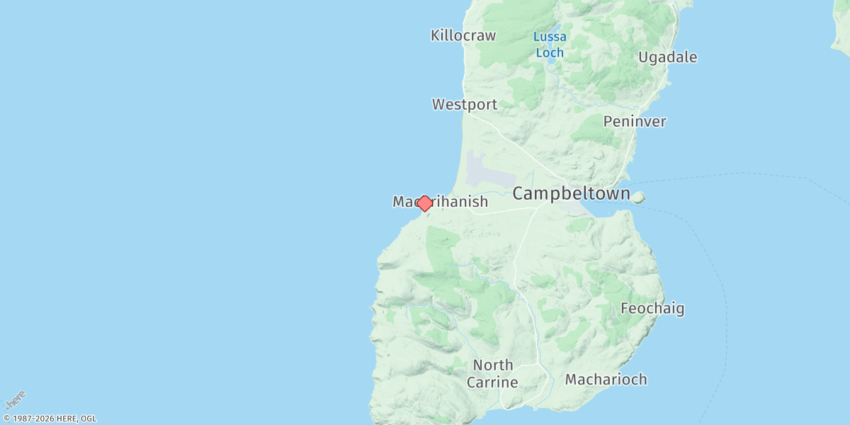 Map of Machrihanish