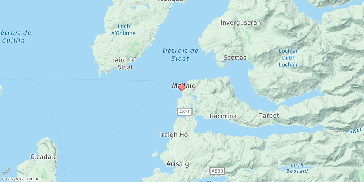 Map of Mallaig