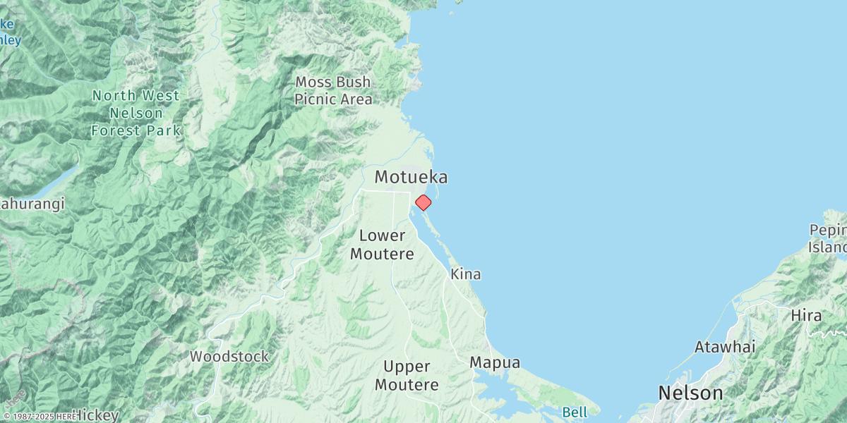 Map of Motueka