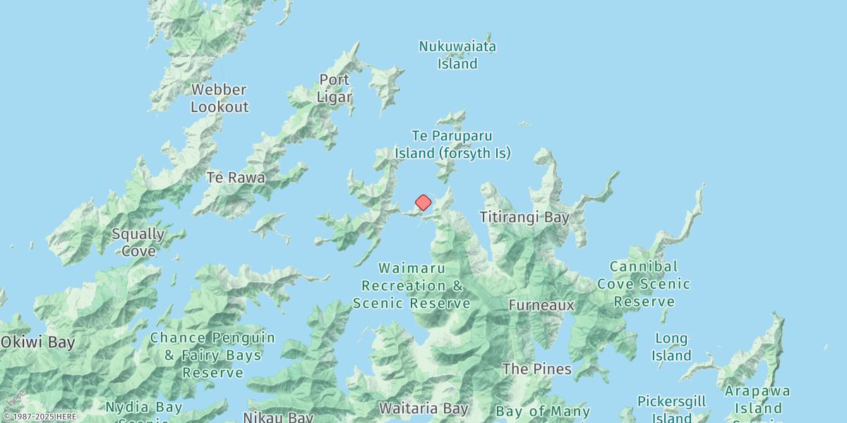 Map of Whakatahuri