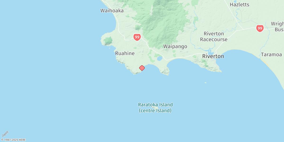 Map of Kawakaputa Bay