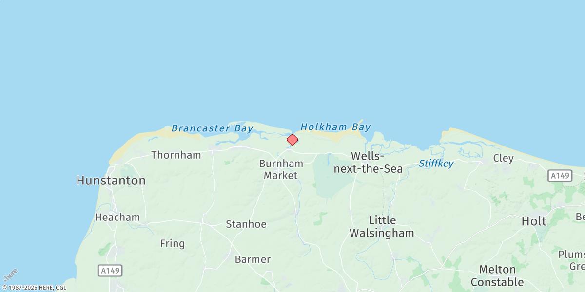 Map of Burnham (Overy Staithe)