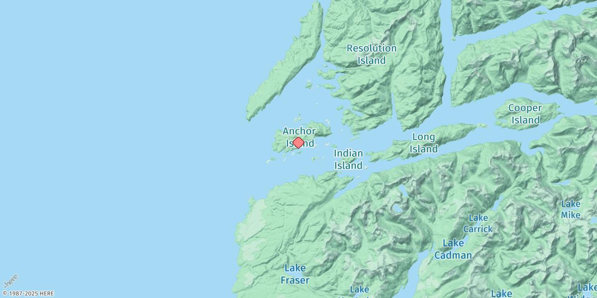 Map of Many Islands