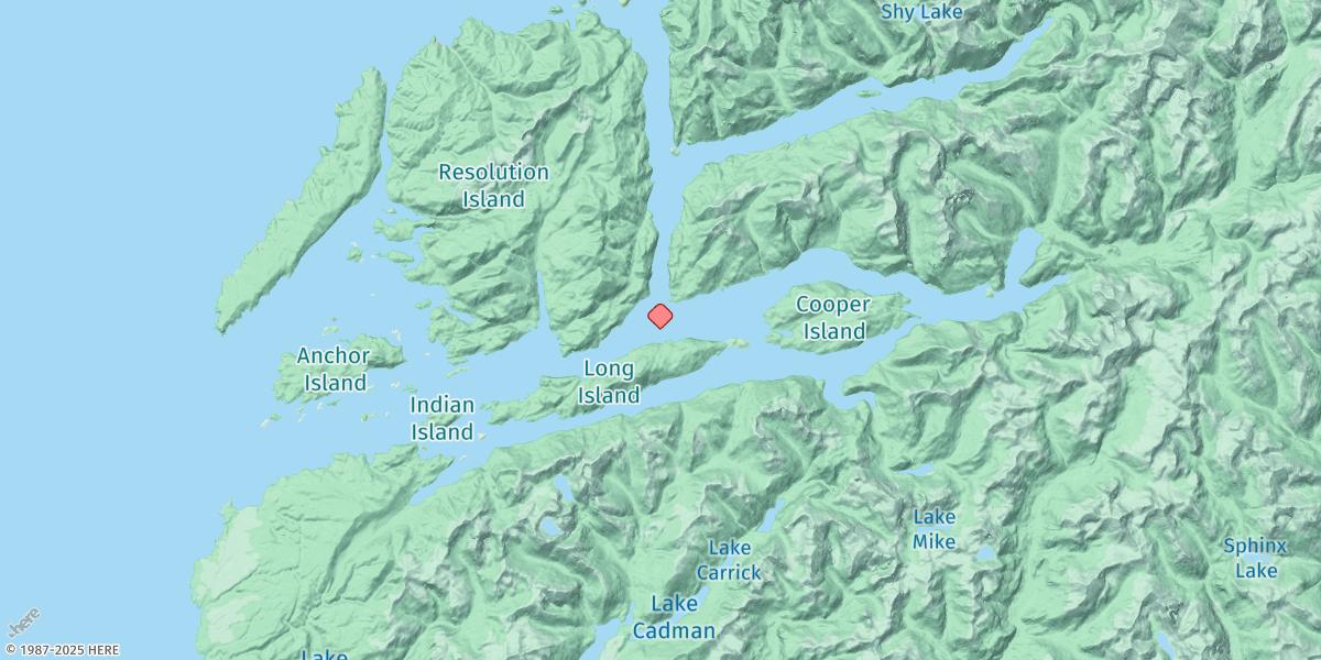 Map of Front Islands