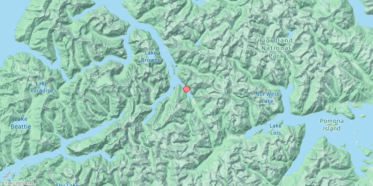 Map of Deep Cove