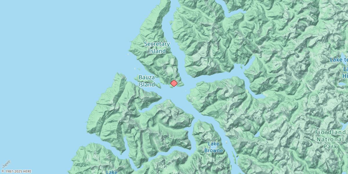 Map of Blanket Bay
